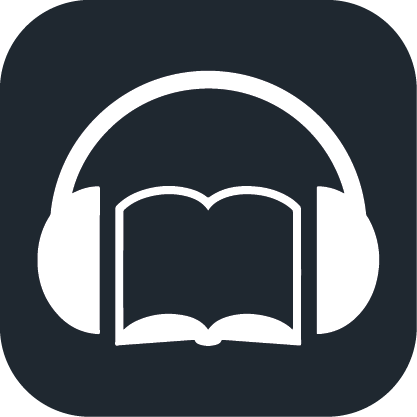 Icon mit Buch und Kopfhörern – symbolisiert personalisierte Hörbücher & Erzählungen.