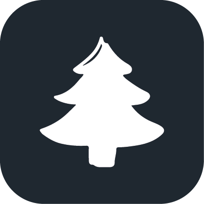 Weihnachtsbaum-Icon – symbolisiert personalisierte Weihnachtslieder.